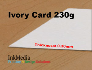 230g Ivory Card