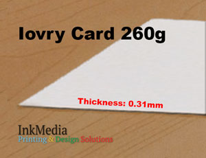 260g Ivory Card